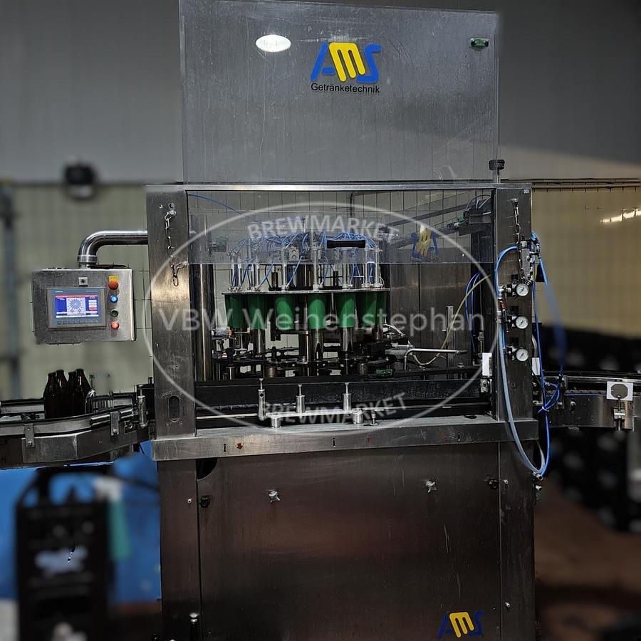 Used glass bottle filling line