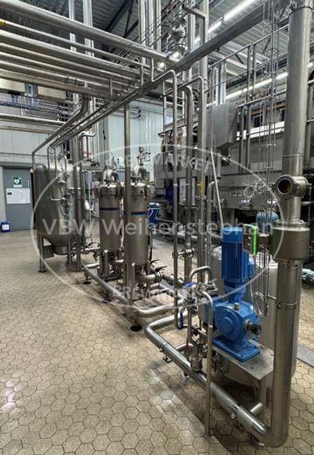 Used Beer filtration plant