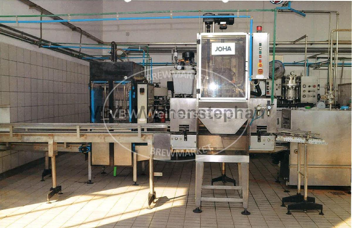 Used Glass bottle filling line