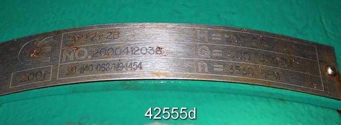 Used Sulzer APT 21-2b 4x2.5x8 Pump #42555