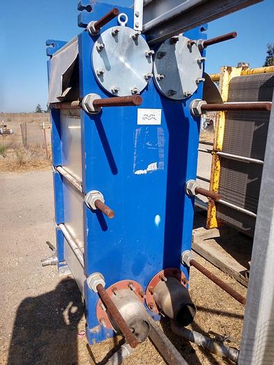 Used Heat Exchanger, Plates, 800 SF, Alfa Laval, (105) Plates #S742474