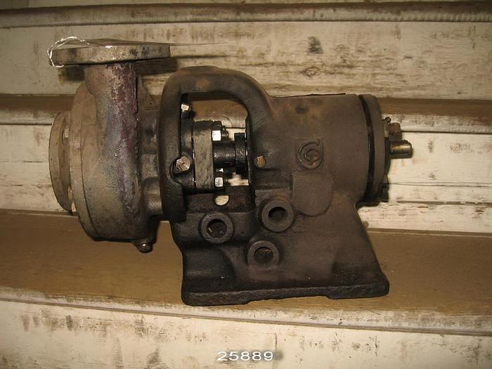 Used Goulds 3199 Goulds 3199, 1X1X5, 5" Impeller Diameter, 6-Vane Impeller, Stainless Steel Casing, Stainless Steel Impeller, Stainless Steel Stuffing Box, Stainless Steel Suction Side Plate, Mechanical Seal #25889