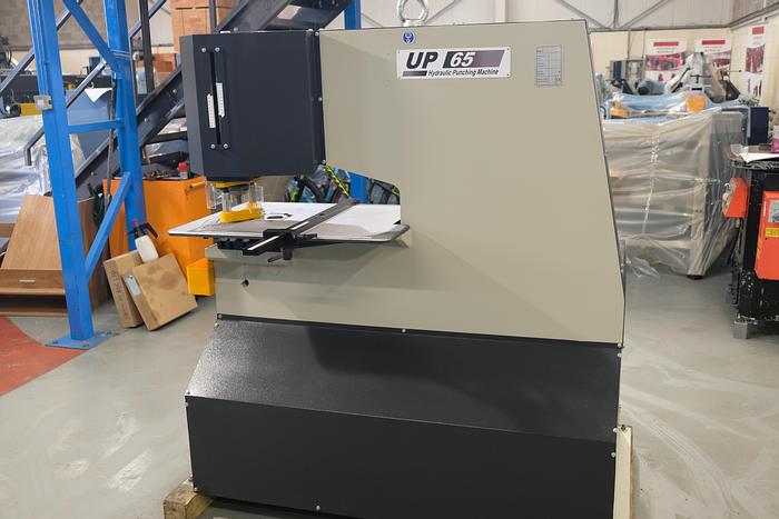Used UZMA 65 ton Hydraulic Punching machine 625mm throat
