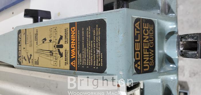 Used 1986 Delta RT31 Table Saw