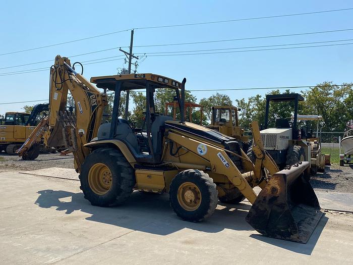 Used 2003 CAT 420D BACKHOE 4X4, EXTENDA-HOE