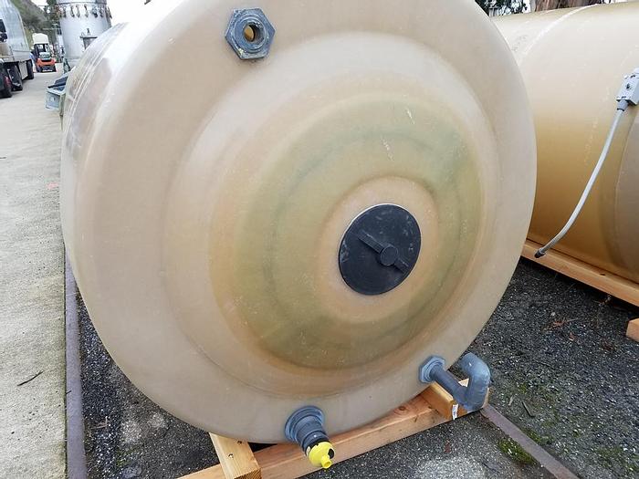 Used Tank, 1,165 Gallon, FRP, Design Tanks, 58" X 94", #S742634