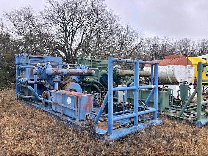 Used Two Air Boosters skid mounted