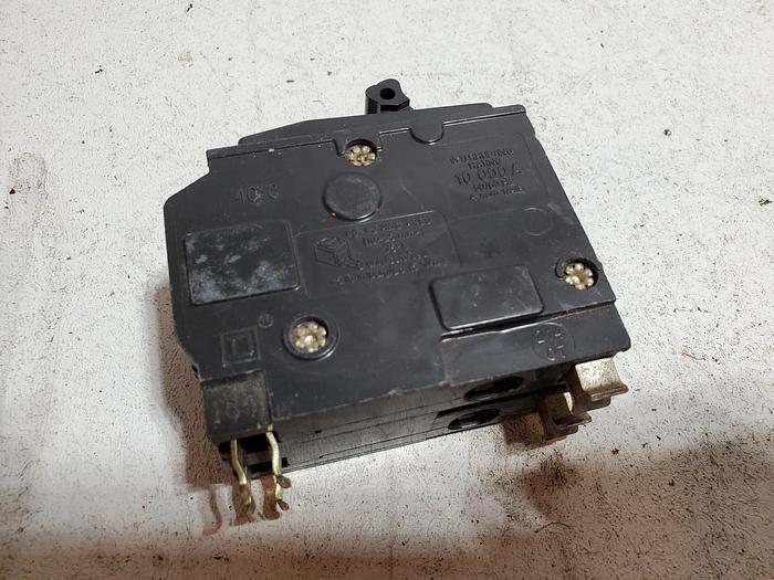 Used SQUARE D 60A 10 KA SERIES 3 BREAKER TWO POLE TYPE