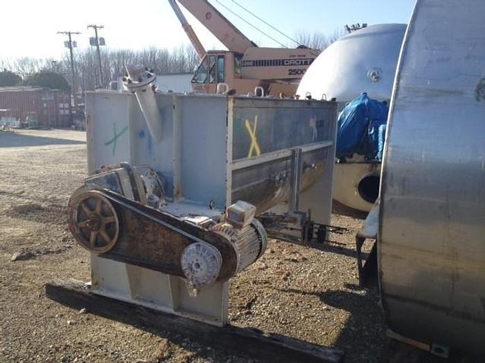 Used Mixer, Ribbon, 100 CF, S/st, Jkt, Munson, 15 HP, #D741647