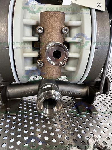 Used Wilden  Stainless Steel T2  Air-Operated Double Diaphragm Pump 1 1/2"