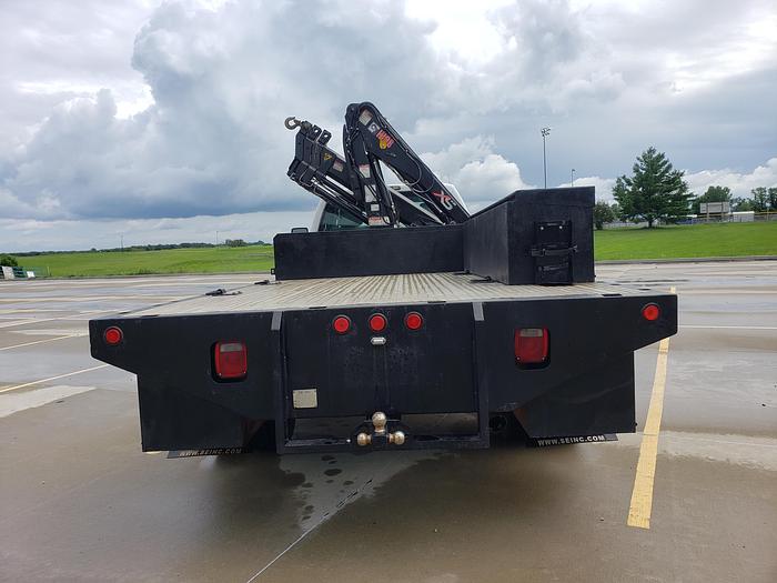 Used LOOK! CLEAN 2011 F550 4X4 HIAB FOLDING CRANE!! BOOM TRUCK F550