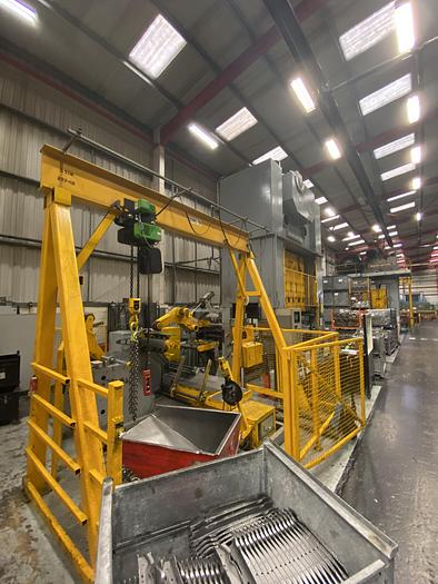 Used Wilkins & Mitchell 600-ton Single Action Mechanical Press