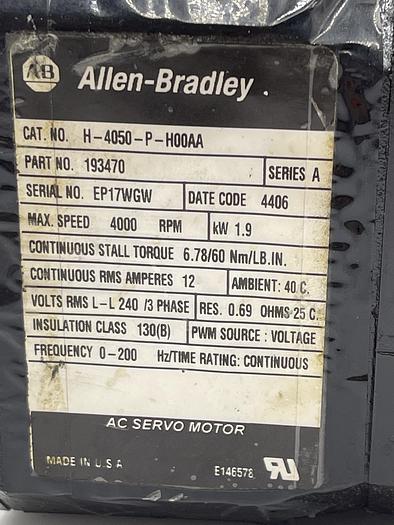 Used Allen-Bradley H-4050-P-H00AA Ser A