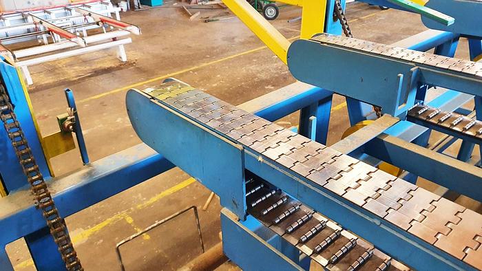 Used Hundegger K2-4 BHF joinery line  for log house production