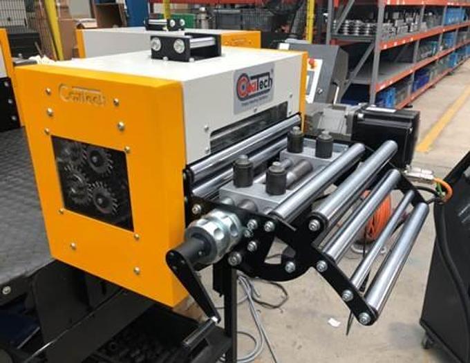 Used 12" Littell Straightener and Uncoiler with New CoilTech feeder