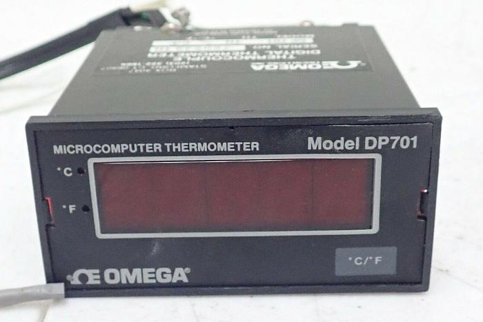 Used Omega DP701 Microcomputer Thermocouple Digital Thermometer