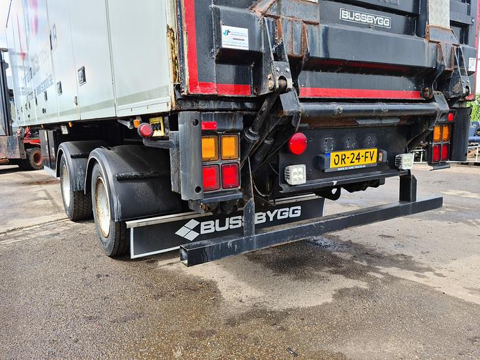 Used 2003 HFR 2 AXLE/ CITY/ FRIDGE TRAILER/ OPEN SIDE/ LOADING LIFT STEERING AXLE FRIDGE UNIT