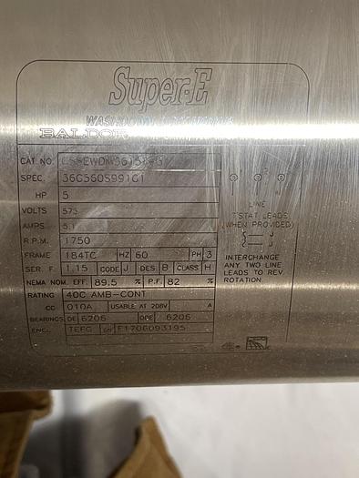 Baldor CSSEWDM3615T-5 5HP 3PH