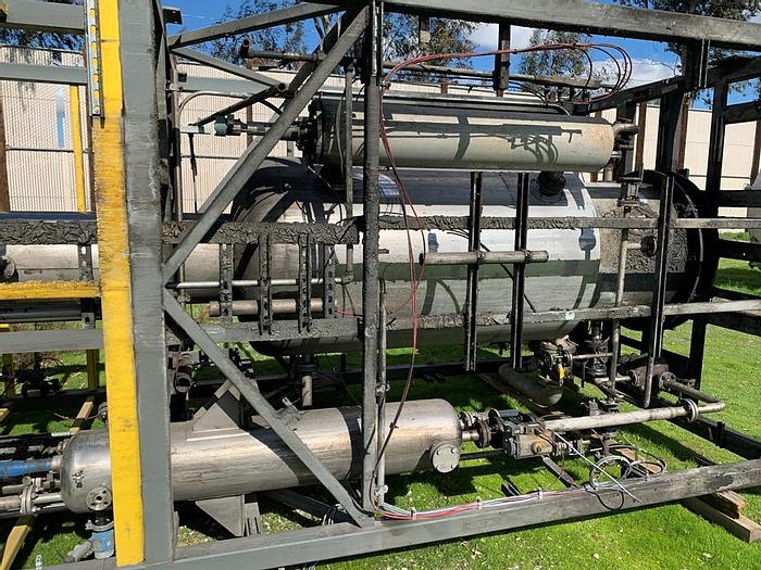 Used Column, 42" x 7' + 18" x 13', S/st, SRS Engineering, #S743631