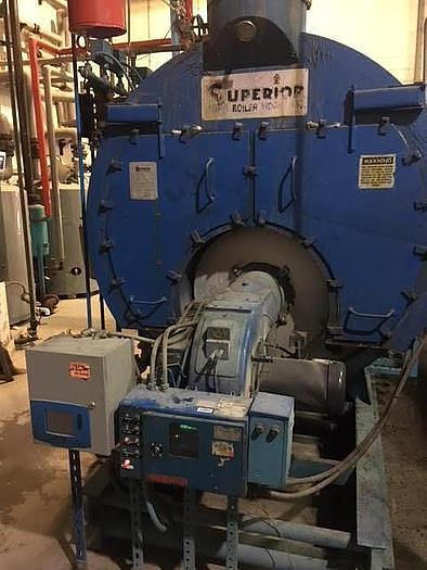 Used 2000 SUPERIOR 200HP BOILER 150 PSI Steam Boiler