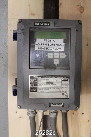 Used Foxboro 2012-SABA-THK-C Magnetic Flow Meter, 12" With Foxboro I/A Mag Expert Flow Transmitter, Imt96-Seadb10M-Ab. Software Version 1.07 #25282