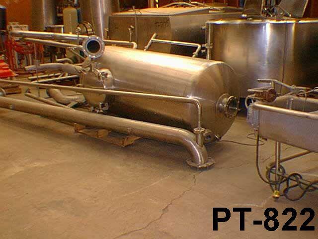 Usado 300 GALLON VACUUM TANK.  CREPACO MODEL 2000 SERIAL C-4060