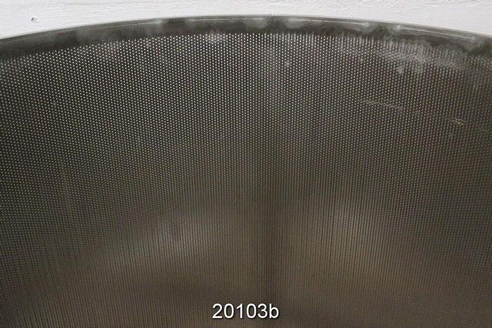 Unused Bird 60 Outer Pressure Screen Basket, .094" Holes, (Unused--Screen Made By Gauld #M7968) #20103