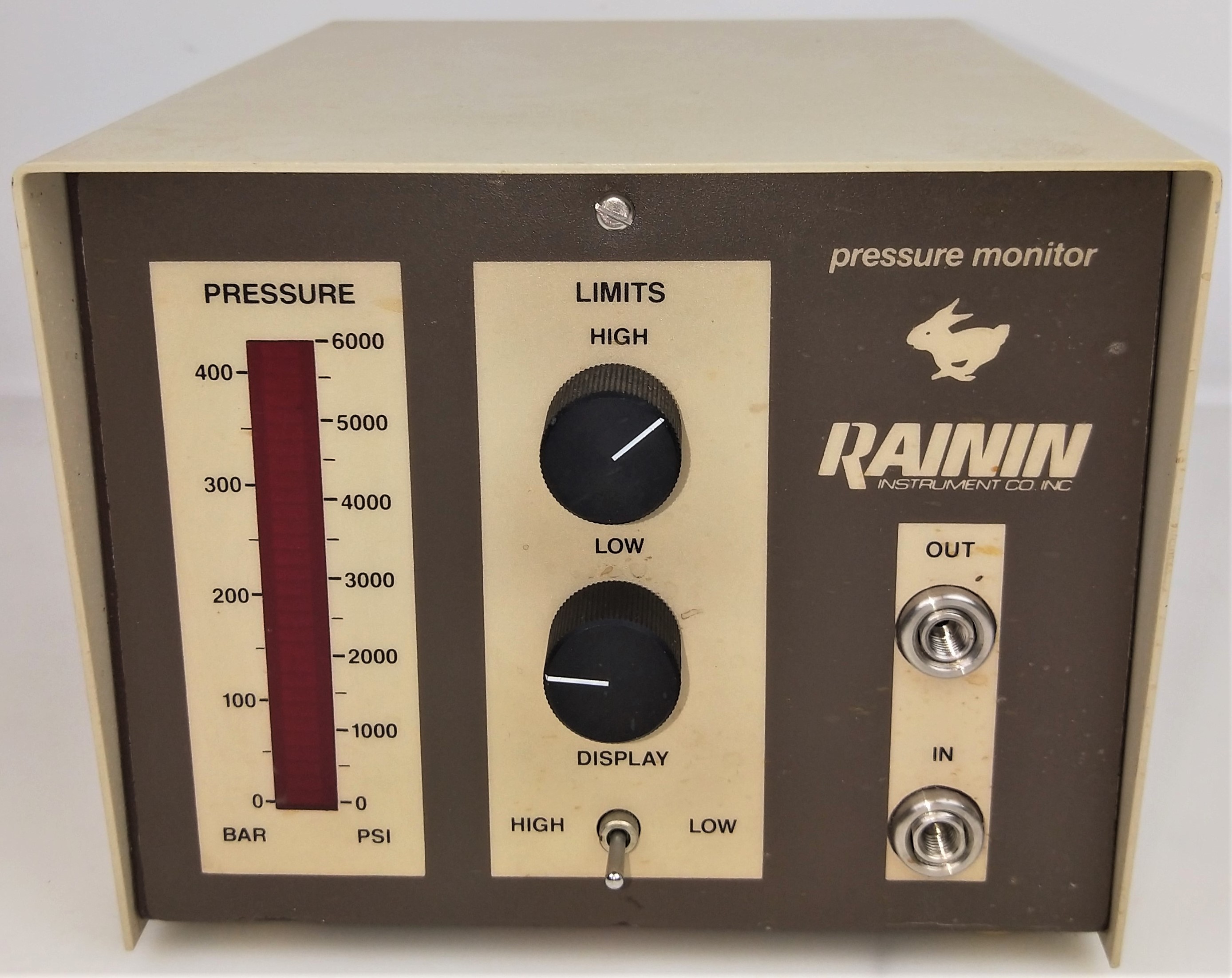 Used Rainin Rabbit HP-HPX Solvent Delivery System with Pressure Monitor
