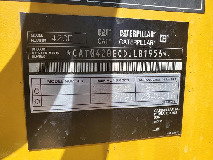 Used 2011 CAT 420E