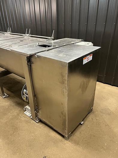 Used USED DEMACO STAINLESS STEEL DOUBLE PADDLE BLENDER, 30 CUBIC FEET