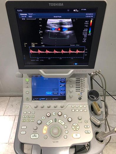 Gebraucht Toshiba Aplio 300 Ultraschallsystem mit 3 Sonden
