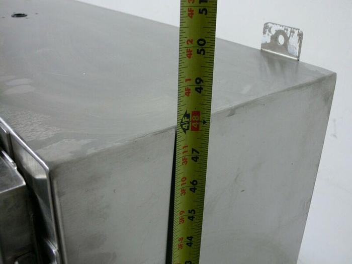 Used 13" x 36" x 48" Stainless Steel Industrial Control Panel