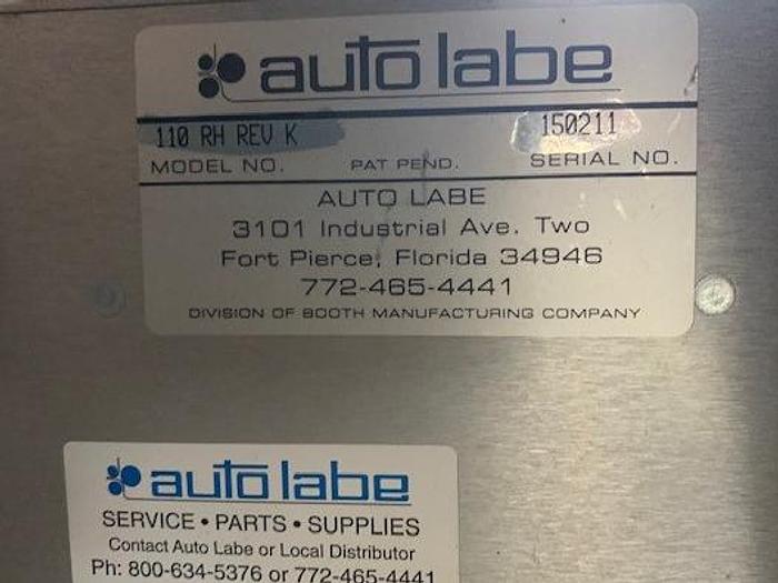 Used Auto Labe Pressure Sensitive Labeler 110 RH