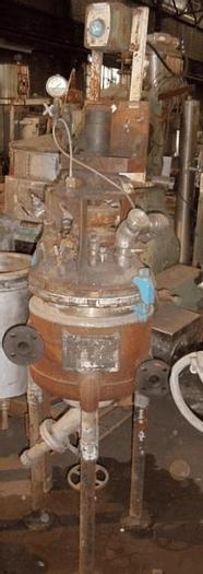 Used 10 GALLON PFAUDLER REACTOR – S/S – 100/100 PSI