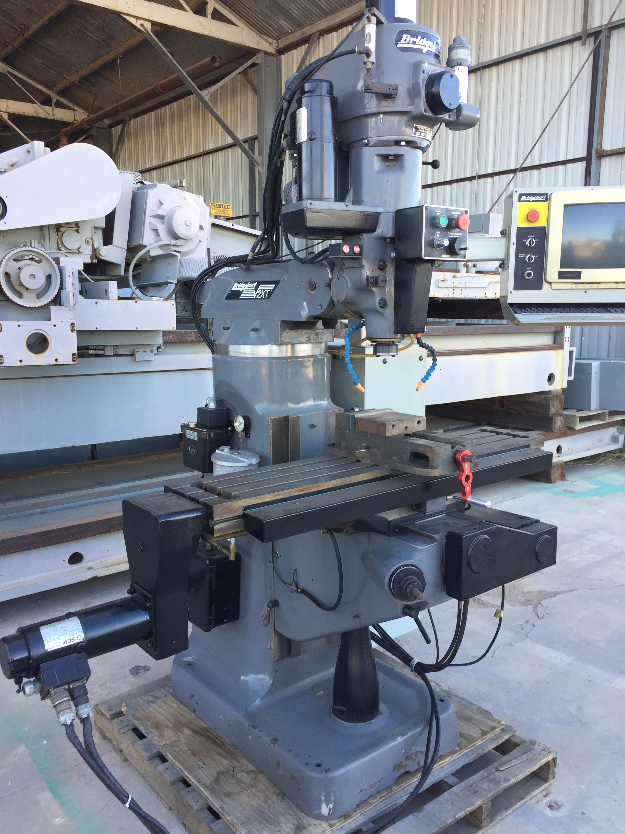 Used Bridgeport Mdl. V2XT CNC Vert. Milling Mach.