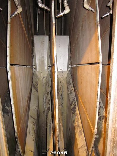 Used Impco  Impco Disc Filter, 12' Ft. Diameter By 24' Ft. Long,  20- Disc Stainless Steel Vat And Hood. #26945