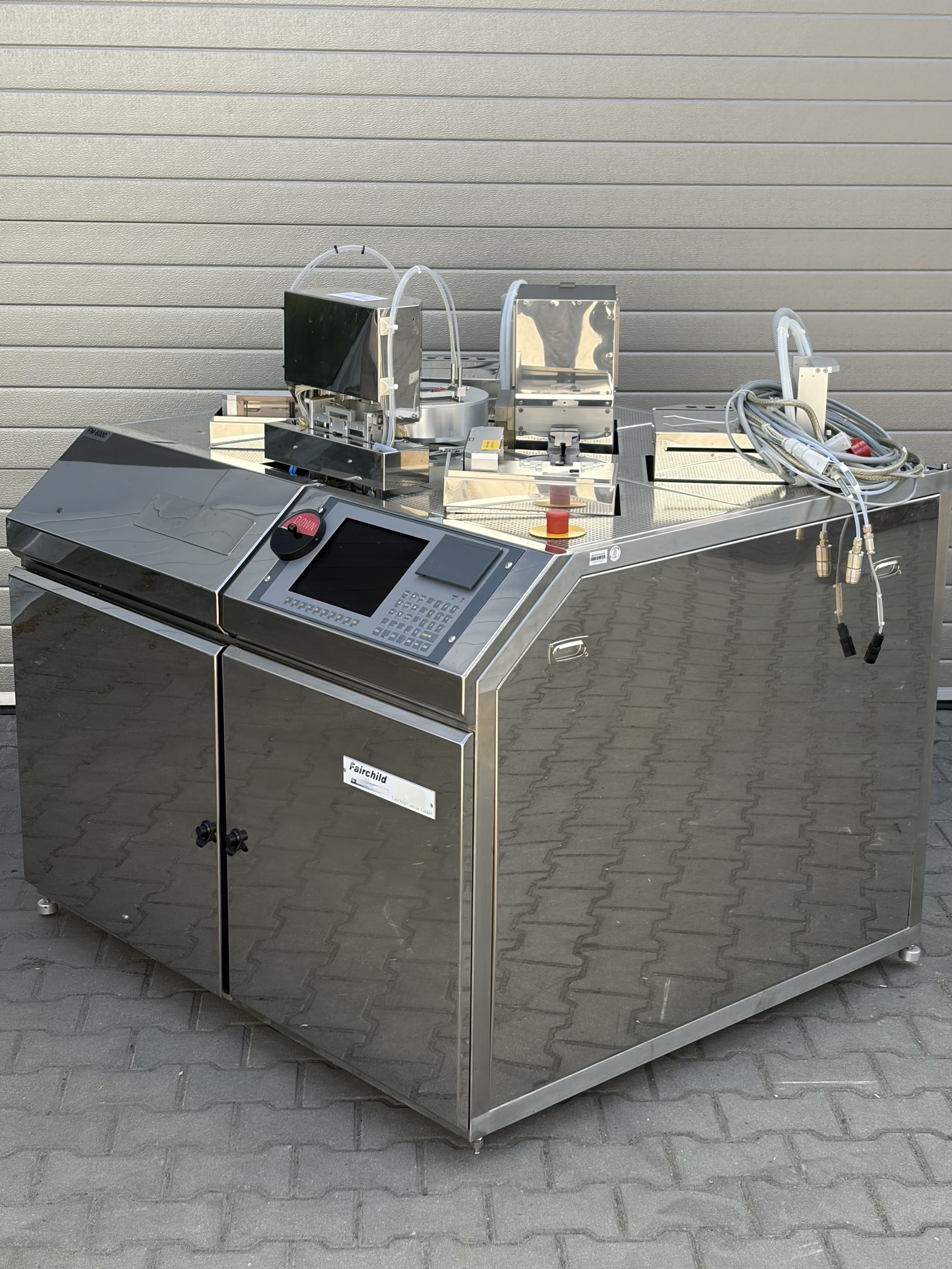 Used Fairchild Convac CBA-M-6000 FM6000 Wafer Coater Developer Track 400V 6kVA 1996