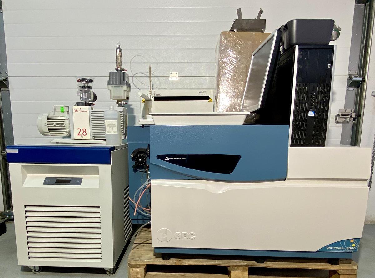 Used GBC OptiMass 9500  with Cetac ASX-520 ,    ICP-oTOF mass spectrometer