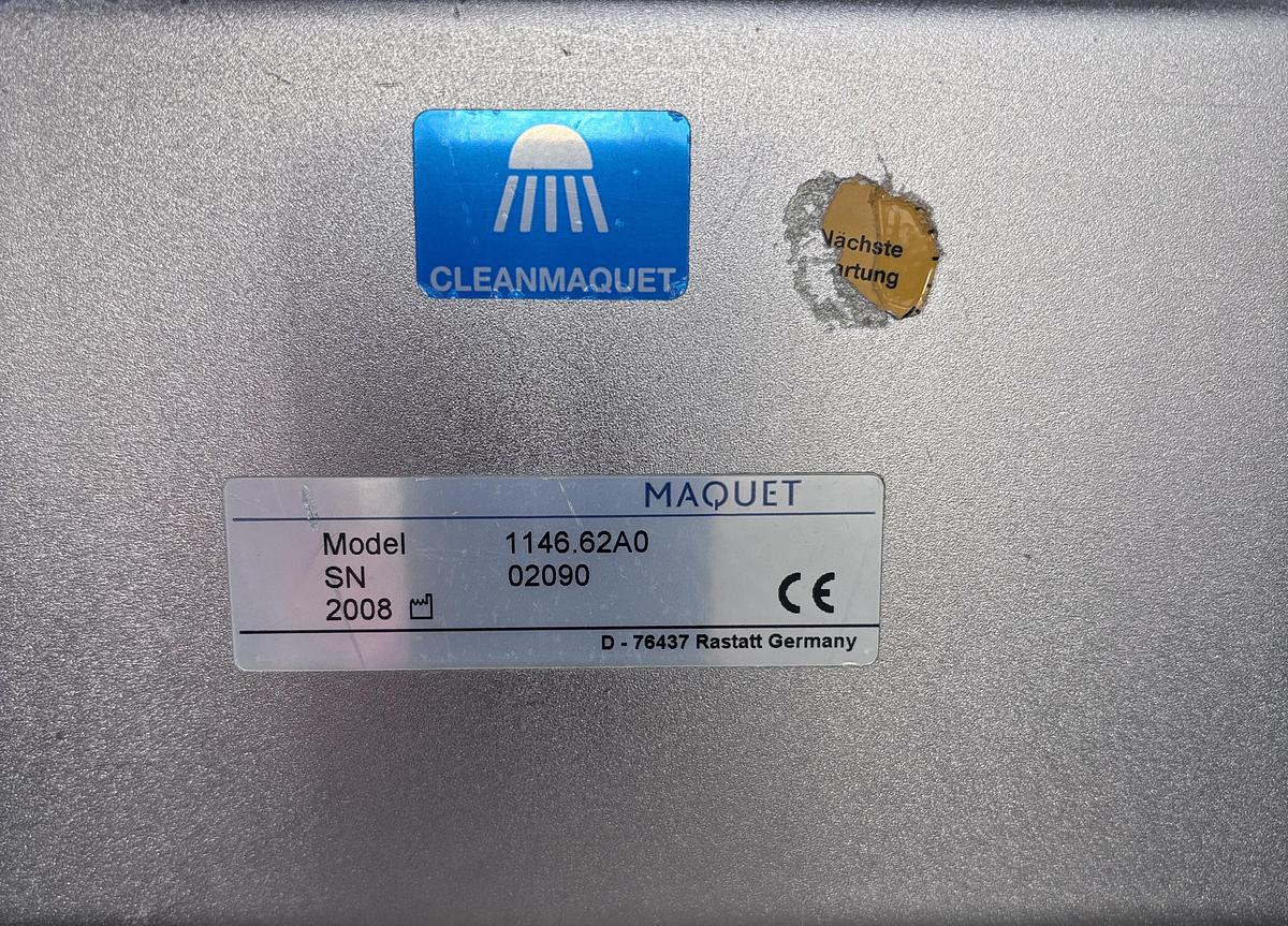 Used Maquet Alphamaquet 1150.30B0 OR Table Top + 1146.62A0 Transporter