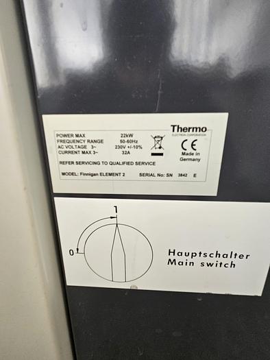 Used Thermo Fisher Finnigan Element 2 XR with Cetac ASX-510