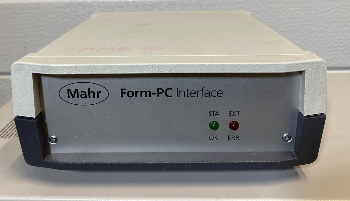 Used Mahr Formtester MMQ 40 Roundness Measuring Machine with Form-PC System