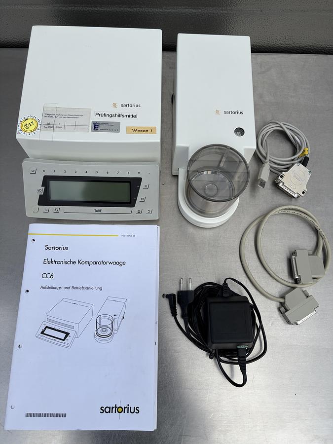 Used Sartorius CC6 Mass Comparator 6.1g 0.0001mg 0.1µg E2 Complete Tested
