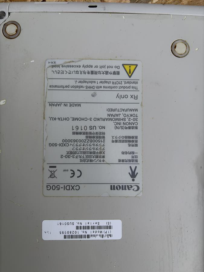 Used Siemens Mobilett XP Digital 01818447 , CXDI-50G