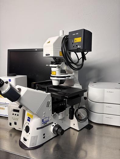 Used Satz von 2 x Zeiss Axiom Observer Z1 / D1 mit LSM 710 , Inkubator XL LSM 710