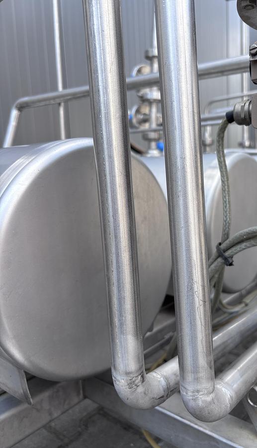 Used APV Anhydro 2FFTE TVR1 , Falling film evaporator