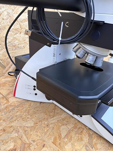 Used Leica DM5500 B  , Multiple viewing System , CTR 6000 , HCX PL Fluotar Objektive 