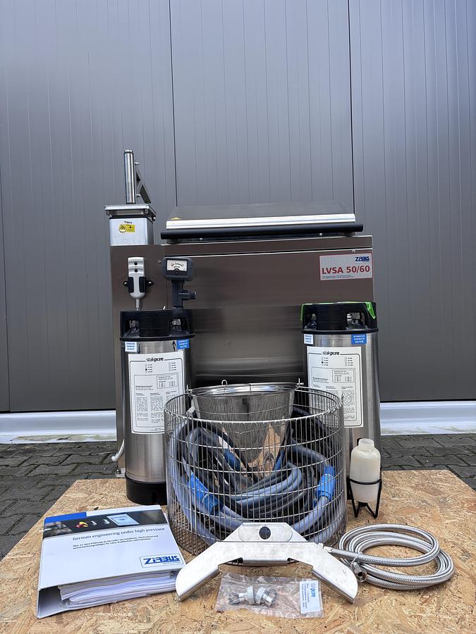 Used Zirbus LVSA 50/60 133L Vertical Laboratory Autoclave Sterilizer 140°C 2015