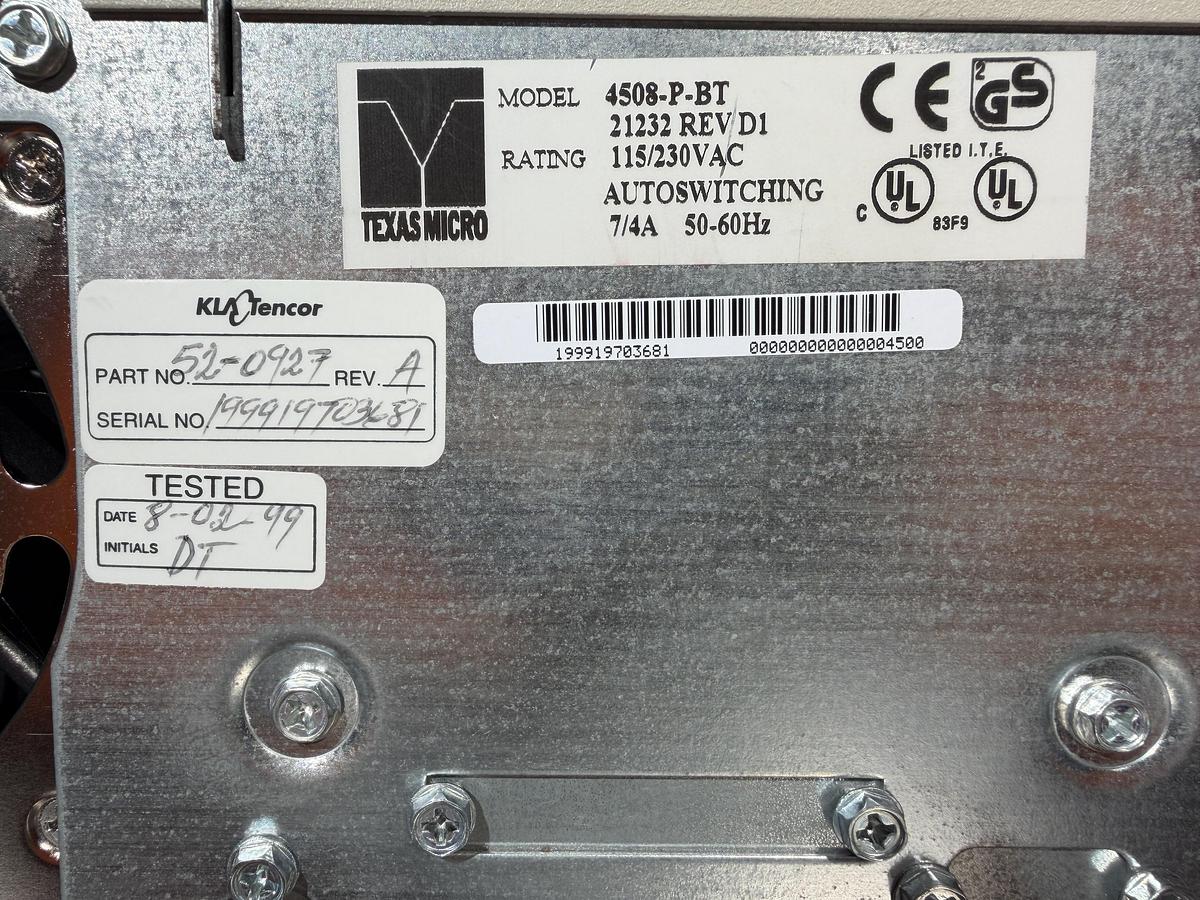 Used   KLA Tencor Omnimap RS75TC Wafer Test & Measurement System – 8" Wafers