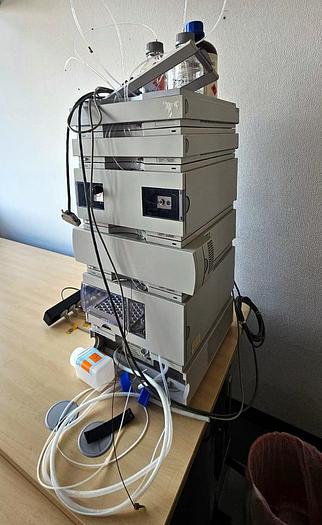 Used LC-MS-MS AB Sciex API 4000 Qtrap with Agilent 1100 series , Peak Nitrogen