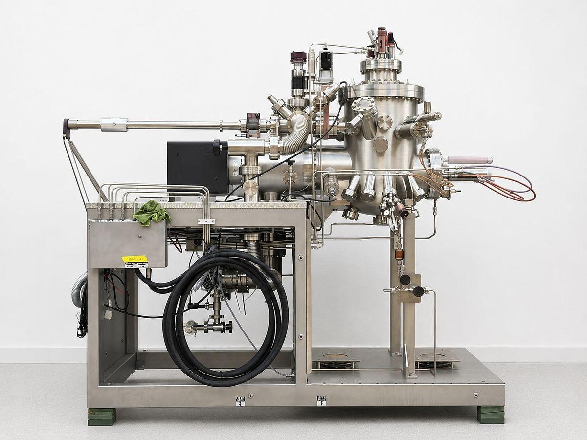 Used Scienta Omicron / MBE-Komponenten UHV MBE Multiprobe E-Beam Evaporation System – EBVM200, GENIUS, HABS, SH150, StarCell, TMU201